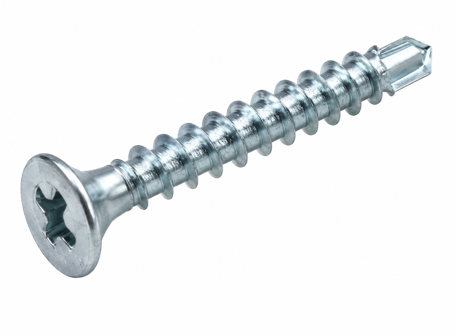 Tornillo 6x1-1/4" Punta Broca — Caja 1.000 un.